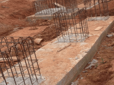 Pekerjaan Pondasi PI, CVT, CT Gardu Induk GI Pasar Kemis